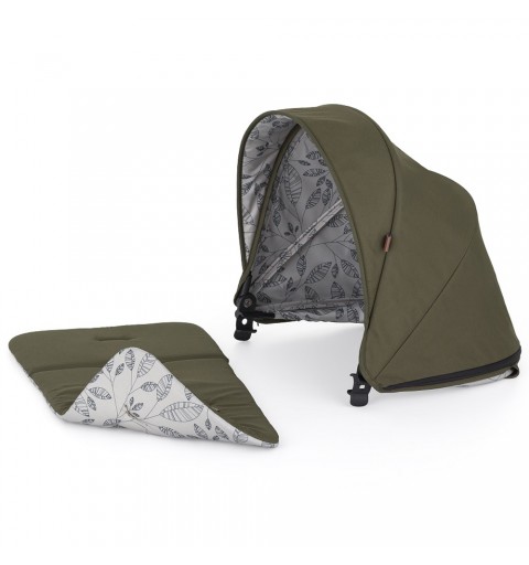 Petite&Mars - Budka z dwustronną wkładką do wózka Royal2 | Mature Olive